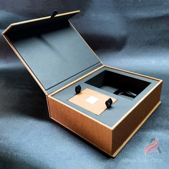 Custom Boxes Handicrafts Albumtrato, Leather Book Box Personalized